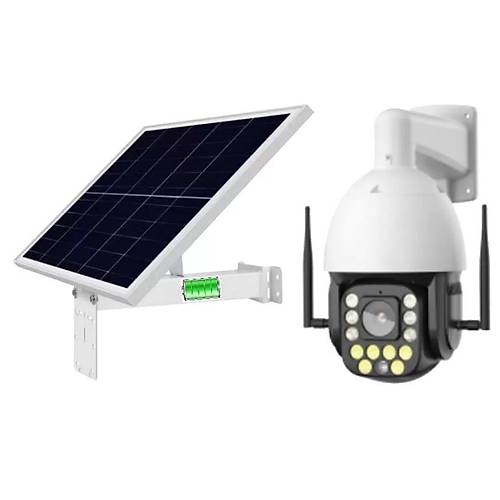 8MP 6in� 4G 30x Optik Zoomlu Solarl� Sim Kartl� PTZ Kamera