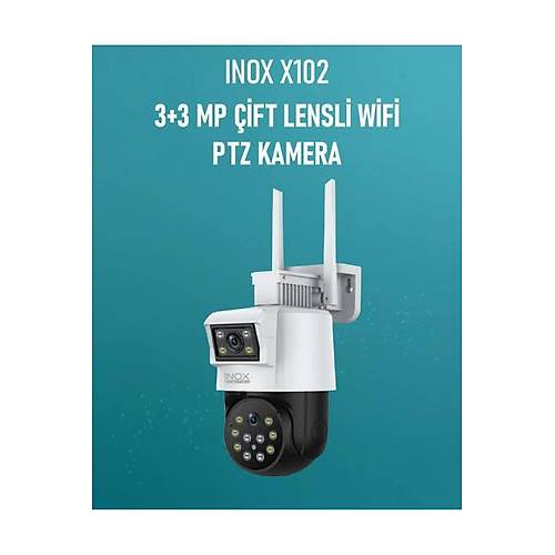 INOX-X102 3+3MP DUAL LENS W�F� KAMERA H�EASY