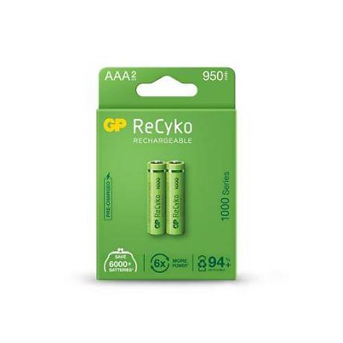 GP AAA 950 mAh �arjl� �nce Kalem Pil 2'li Paket GP100AAHCEMTR-2GB