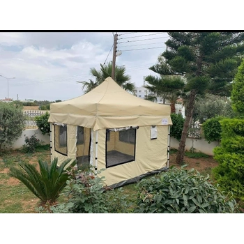 Demir skeletli Portatif Kamp Karavan adr 3x3