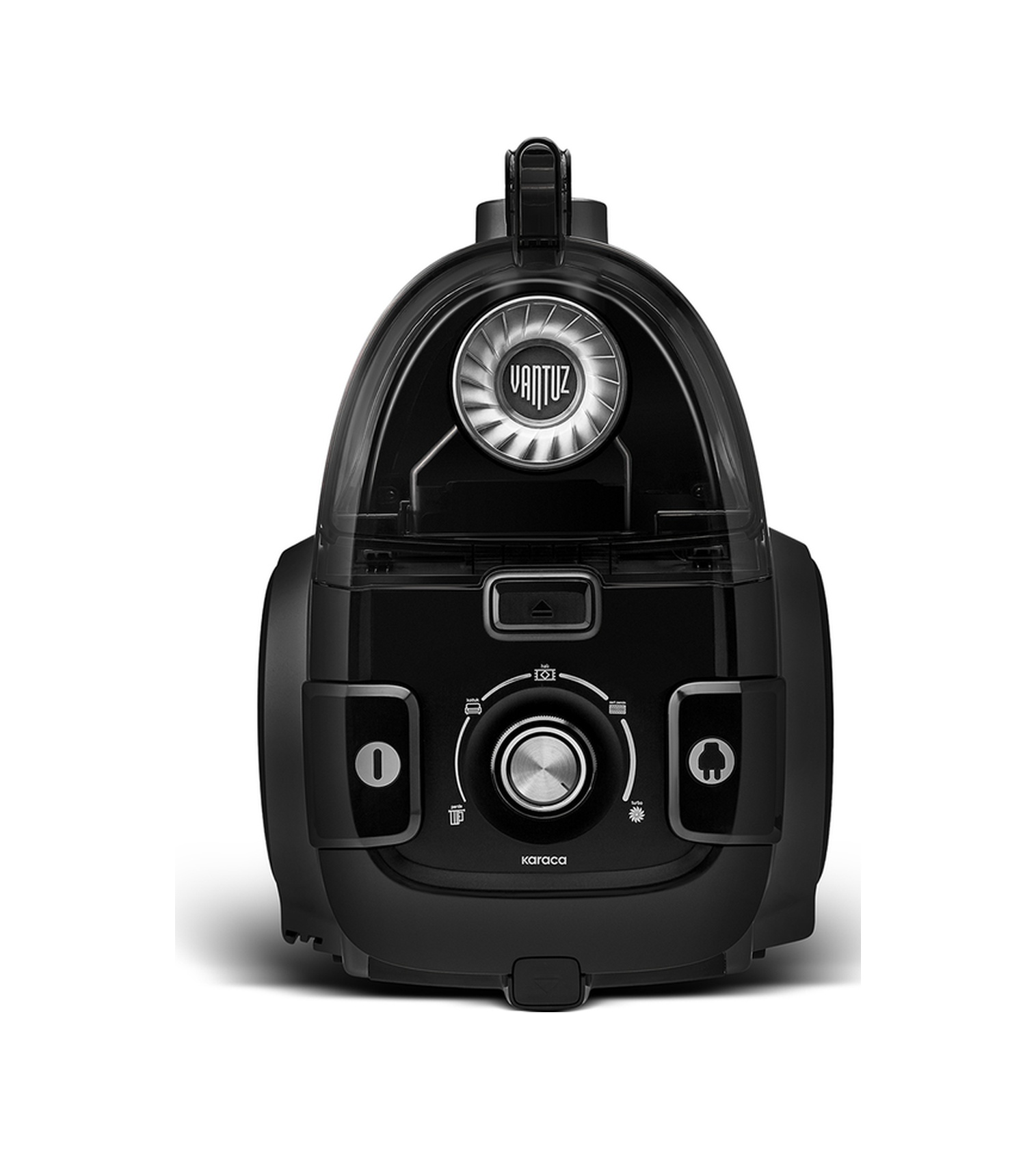 Karaca Vantuz High Force F2 Led Fırçalı 899 Watt Elektrikli Süpürge Black Chrome
