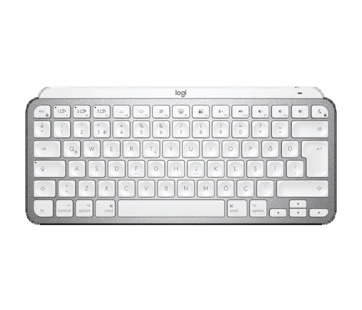 Logitech MX Keys Mini For Mac Beyaz 920-010526 Aydınlatmalı İngilizce Kablosuz Klavye