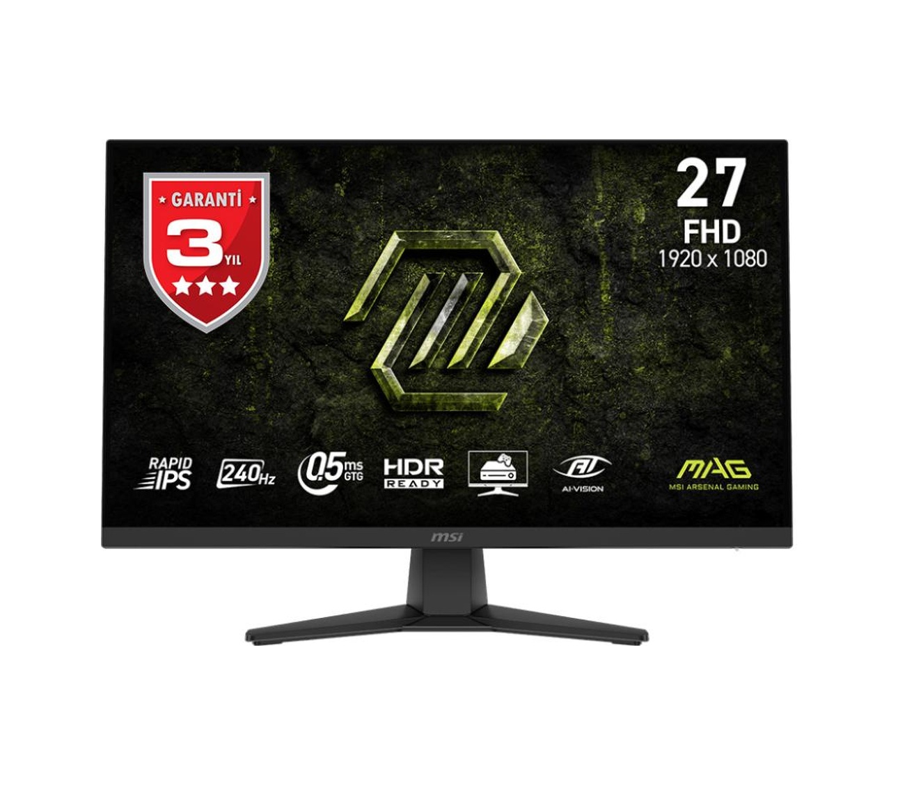 MSI MAG 272F X24 27" 0.5 ms Full HD IPS 240 Hz Oyuncu Monitörü