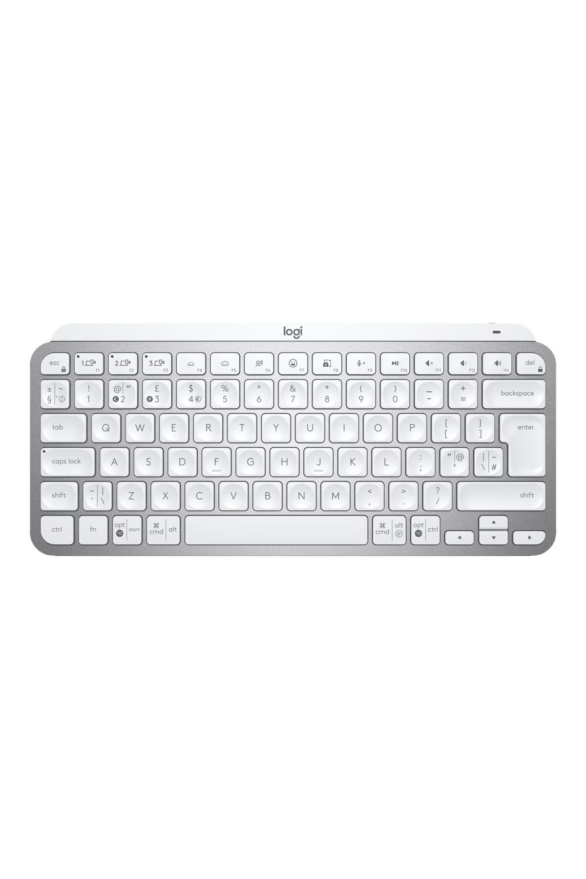 Logitech MX Keys Mini For Mac Beyaz 920-010526 Aydınlatmalı İngilizce Kablosuz Klavye