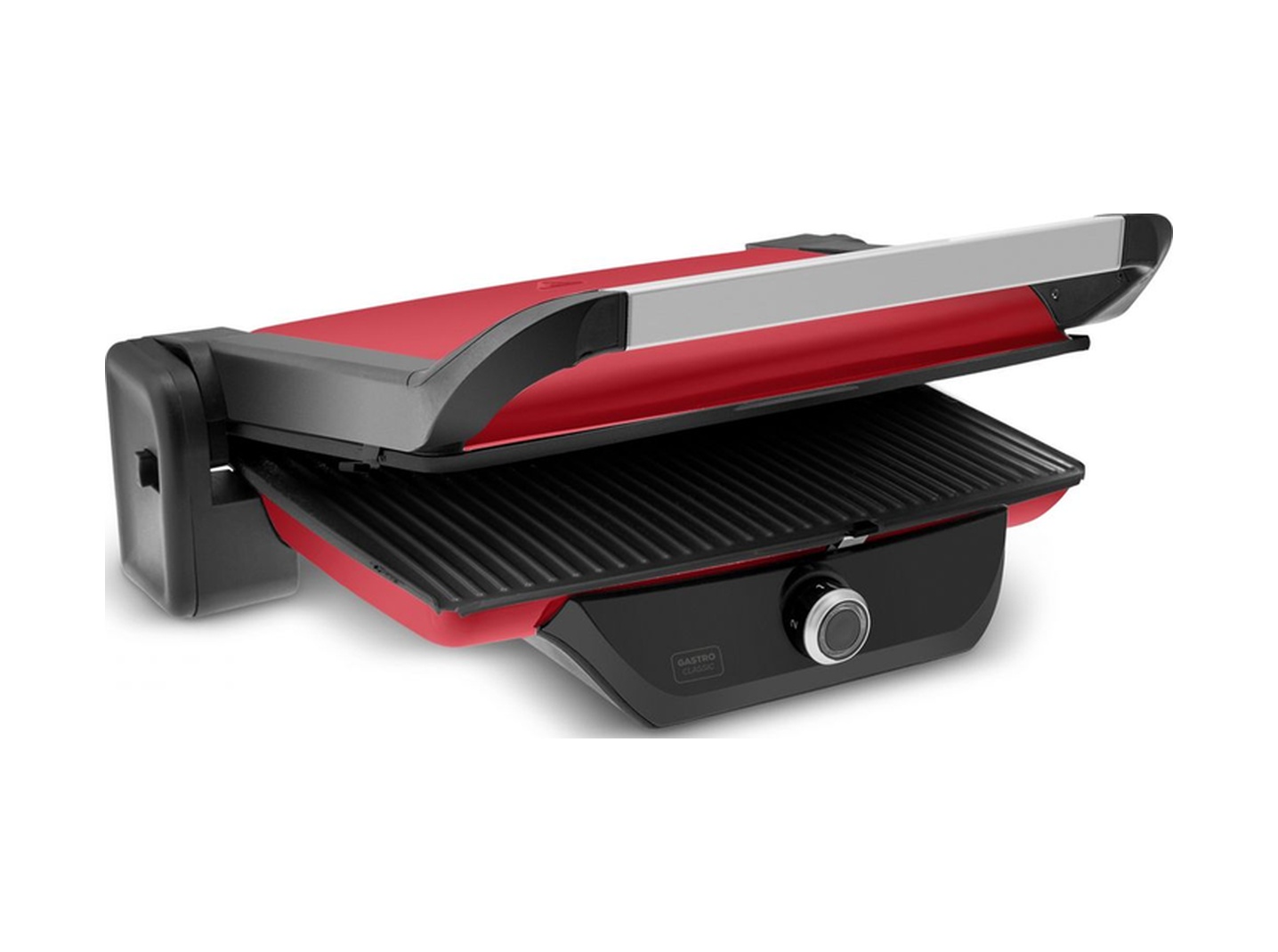 Karaca Gastro Classic 6 Dilim Kapasiteli Çıkarılabilir Plaka Izgara ve Tost Makinesi Matte Red 2000W