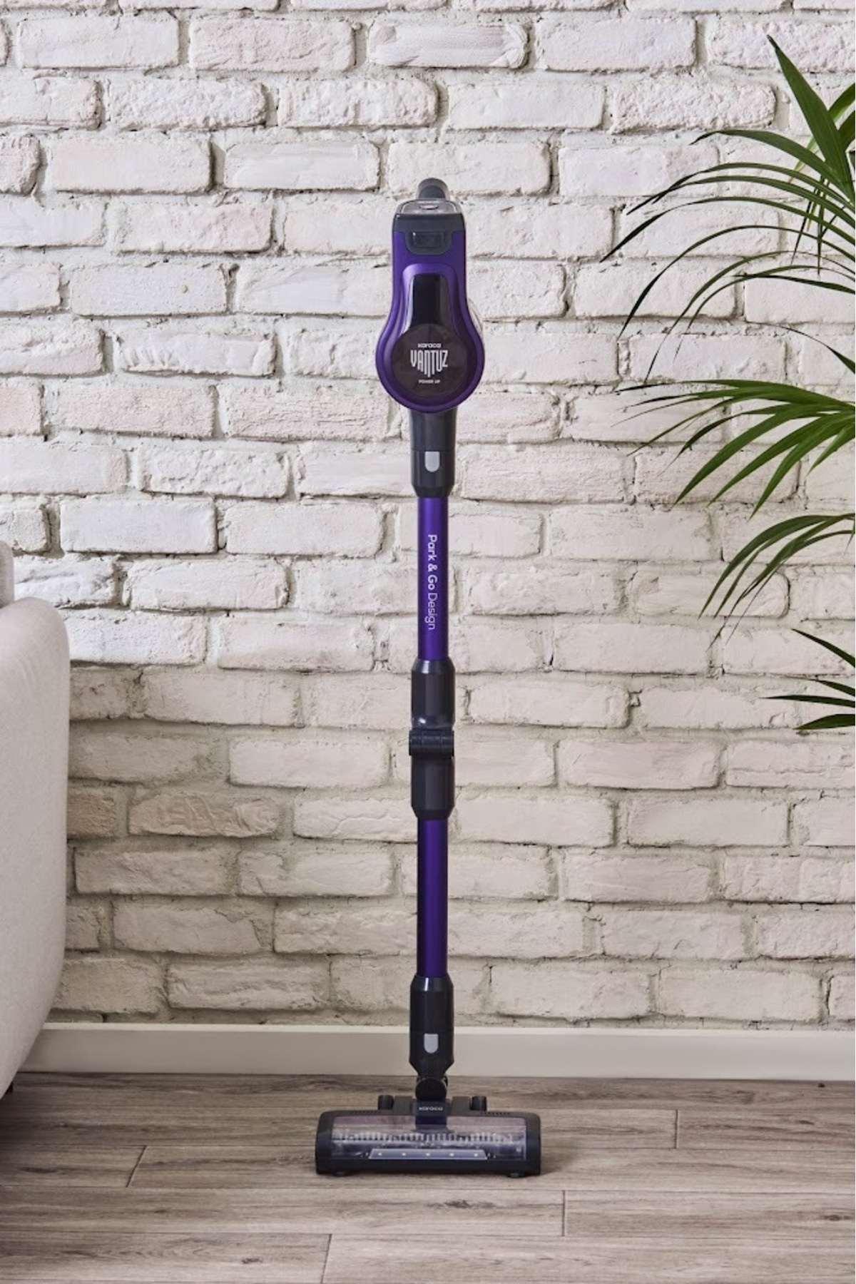 Karaca Vantuz Power Up Max Dikey Süpürge Grape Purple