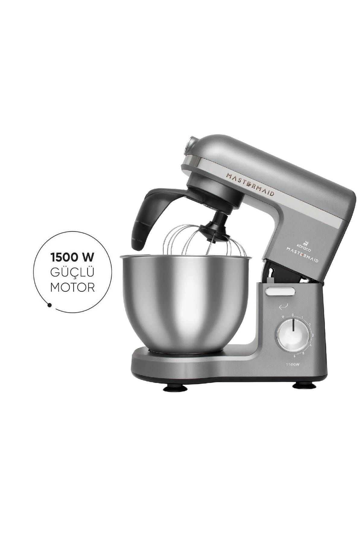 Karaca  Mastermaid Chef Pro Çift Kollu 1500 W Mutfak Şefi Gri
