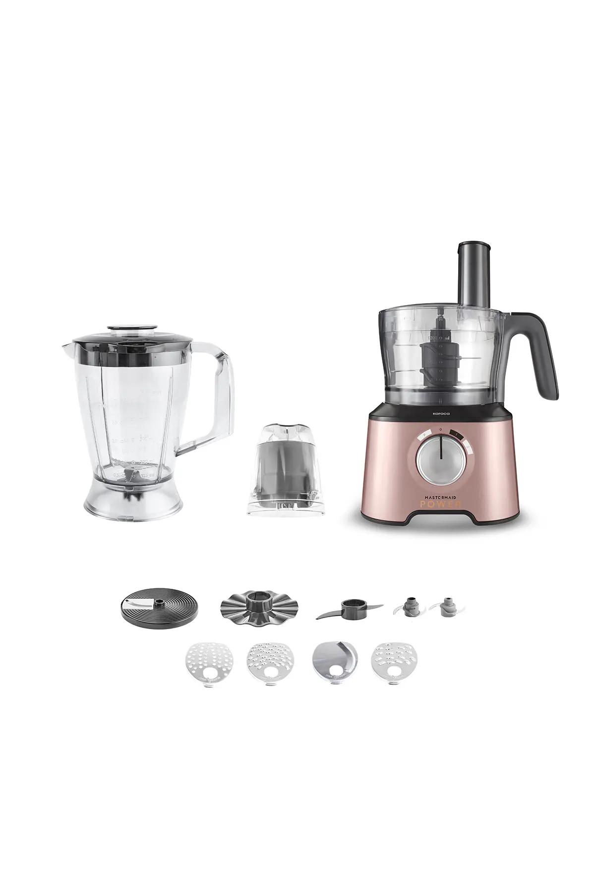 Karaca Mastermaid Power Multifunctional 10 In 1 Rosegold Gıda Hazırlama Seti 2000W