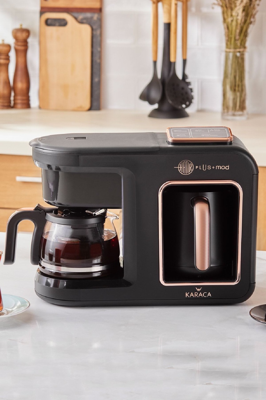 Karaca Hatır Plus Mod 5 in 1 Kahve Ve Çay Makinesi Black Copper