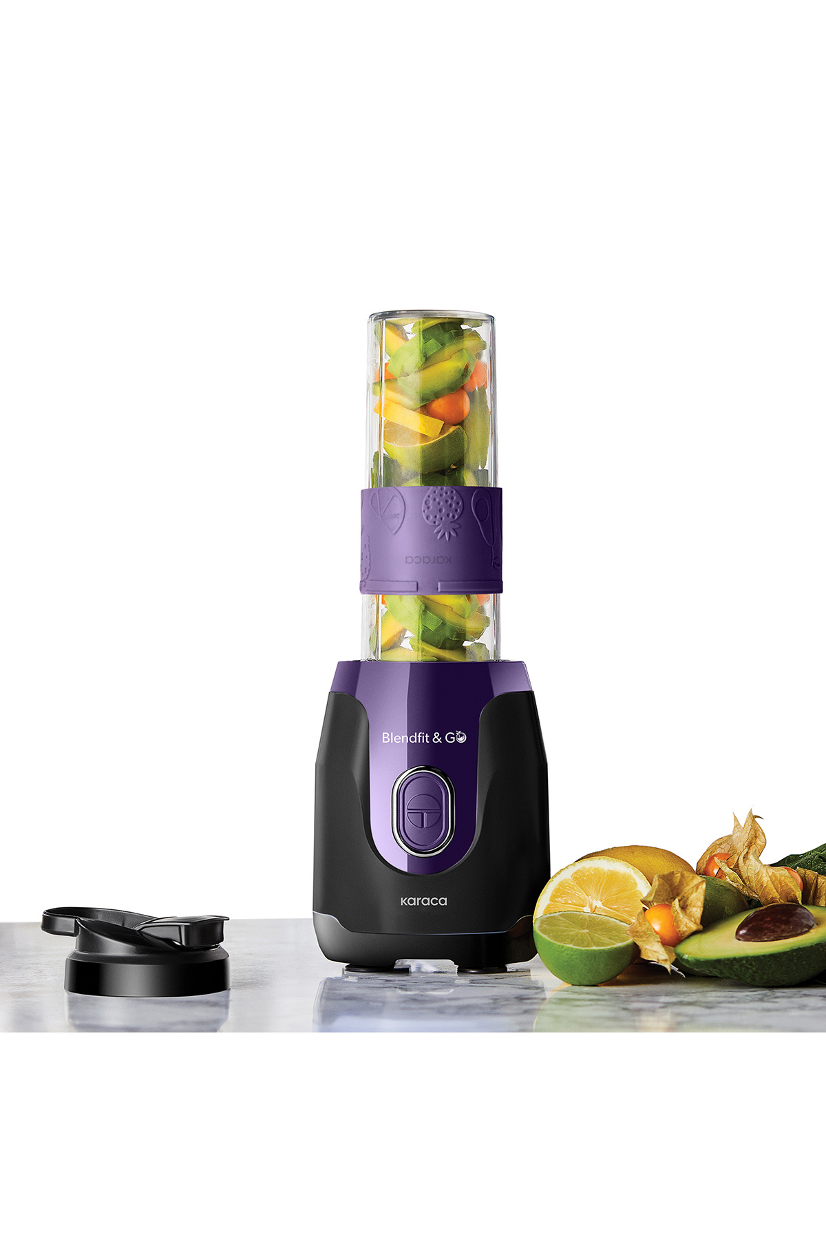 Karaca Blendfit Go Personal Kişisel Smoothie Blender Black Purple
