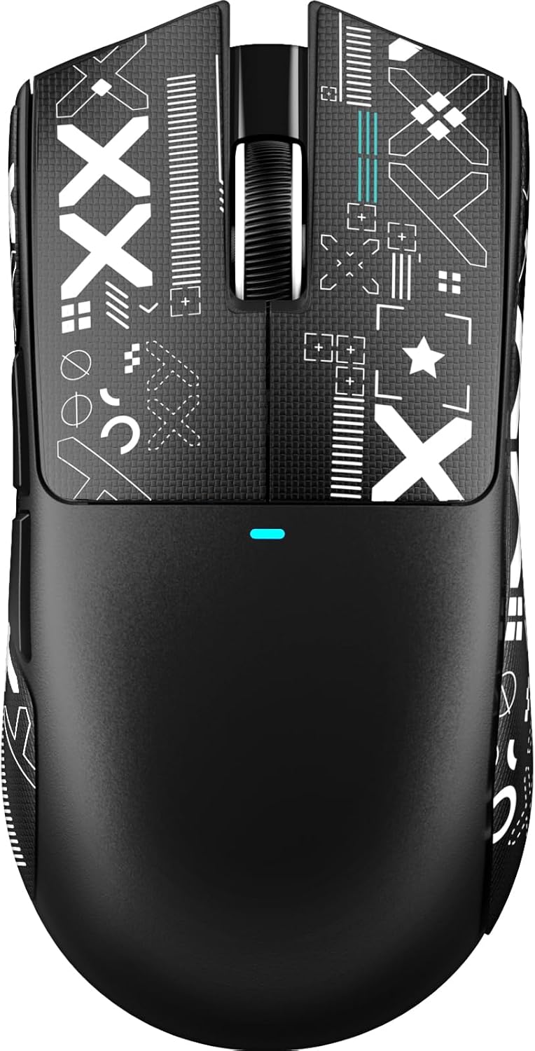 ATTACK SHARK X11 SE Siyah Şarjlı Makrolu Ergonomik Optik Kablosuz Oyuncu Mouse + Etiket PixArt PAW3311 Sensör, 22000 DPI, BT/2.4G