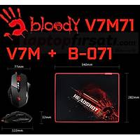 BLOODY V7M71 V7M 3200cpi Gamer Mouse + B-071 Oyuncu Mouse Pad