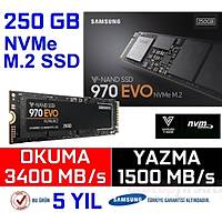 Samsung 250GB 970 Evo NVME M.2 SSD 3400/1500MB/S V7E250BW