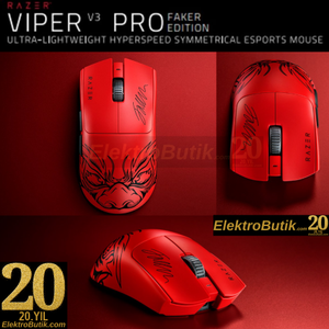 Razer Viper V3 PRO Faker Edition RZ01-05120500-R3M1 Ultralight Optik 35K Kablosuz Oyuncu Mouse