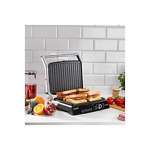 Schafer Concept Grill 2000 W Y�kanabilir Plaka Tost Makinesi-Inox 2S082-25007-INX01