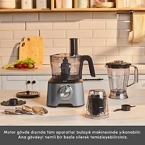 Karaca Mastermaid Power Multifunctional 10 in 1 Galaxy Grey G�da Haz�rlama Seti