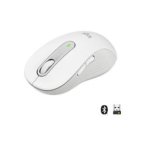 Logitech M650 Signature 910-006238 Beyaz Sessiz B�y�k Boy Sa� El Optik Kablosuz Mouse