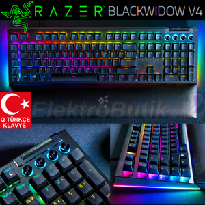 Razer Blackwidow V4 RZ03-04691200-R3L1 Chroma RGB Green Switch Kablolu Mekanik Oyuncu Klavye