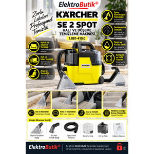 Karcher SE 2 Spot Hal� ve Koltuk Y�kama Makinesi  1.081-410.0