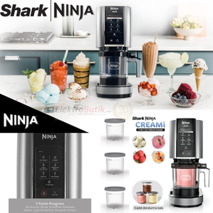 Ninja Creami 7in1 NC300EU Dondurma Makinesi 2 YIL SHARK NINJA TURKIYE GARANTILI