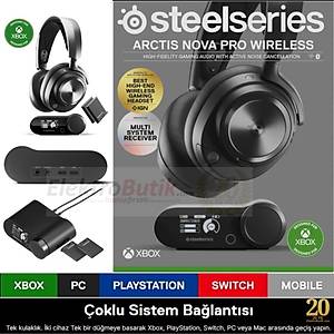 STEELSERIES�ARCTIS NOVA PRO XBOX & PC KABLOSUZ COKLU SISTEM OYUN KULAKLIGI SSH61521 SIYAH 2 YIL STEELSERIES TURKIYE GARANTILIDIR