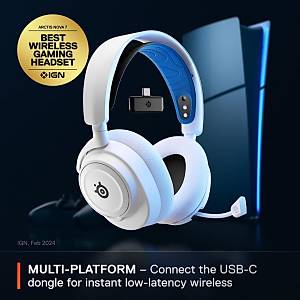 SteelSeries Arctis Nova 7P Beyaz SSH61561 Kablosuz Kulak �st� Oyuncu Kulakl���