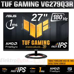 Asus TUF Gaming VG279Q3R 27 1 ms Full HD IPS 180 Hz Oyuncu Monitor