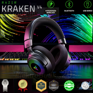 Razer Kraken V4 Siyah RZ04-05170100-R3M1 RGB HyperSpeed Kablosuz Oyuncu Kulakl�k