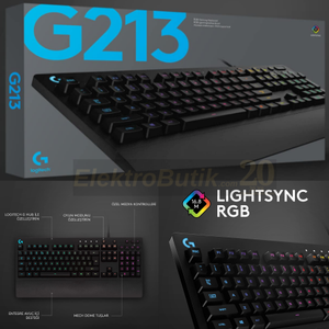 Logitech G213 Prodigy 920-008094 RGB Kablolu Oyuncu Klavyesi
