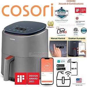 COSORI 3.8 L 1500 W WI-FI SMART UYGULAMA DESTEKLI AIR FRYER ?CAF-LI401S