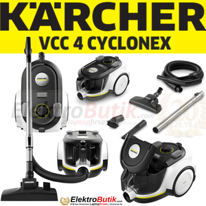 Karcher VCC 4 CycloneX 800 W Toz Torbas�z Elektrikli S�p�rge 1.349-420.0