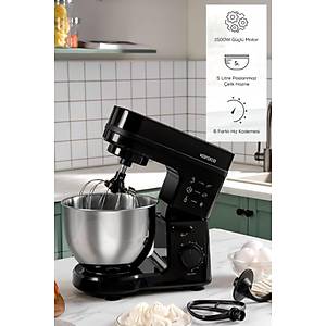 Karaca Maestrochef Stella Stand Mikser Siyah 1500w 5 Litre