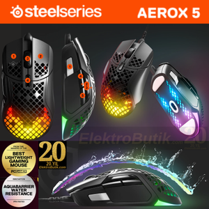 Steelseries Aerox 5 Siyah Kablolu SSM62401 RGB Optik Oyuncu Mouse