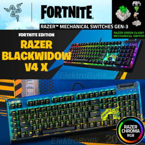 Razer BlackWidow V4 X Fortnite Edition RZ03-04703600-R3M1 RGB Yellow Switch Kablolu Mekanik Oyuncu Klavye
