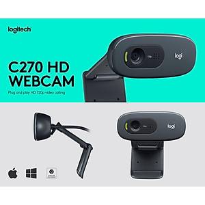Logitech C270 Siyah 960-001063 Mikrofonlu Webcam