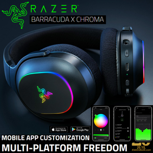 Razer Barracuda X Chroma RZ04-05220100-R3M1 Siyah RGB Kablosuz Oyuncu Kulaklik
