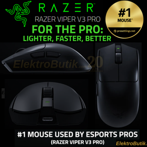 Razer Viper V3 PRO Siyah RZ01-05120100-R3G1 Ultralight Optik 35K Kablosuz Oyuncu Mouse
