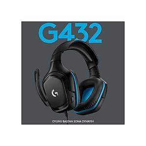 Logitech G432 981-000770 DTS 7.1 Surround Kablolu Oyuncu Kulakl�k