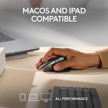 Logitech Mx Master 3S For Mac 910-006571 Siyah �arjl� Sessiz Lazer Kablosuz Mouse