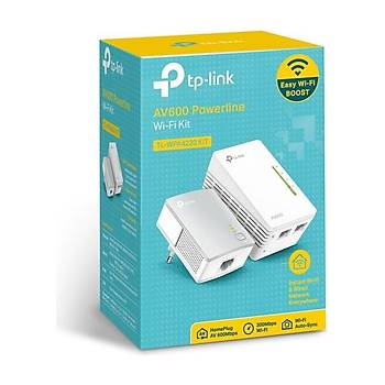 TP-Link TL-WPA4220 KIT | Powerline Adapt�r Seti | AV600 + N300 Mbps | Ethernet Port | Stabil Ba�lant� | Kolay Kurulum | Tak ve �al��t�r | T�m Modem ve Router Modelleri ile Uyumludur