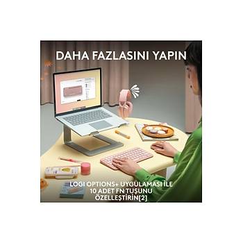 Logitech Pebble Keys 2 K380S 920-011860 Beyaz TKL Q Kablosuz Klavye