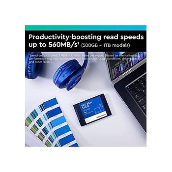 WD Blue SA510 250 GB Sata SSD 555/440 (WDS250G3B0A)
