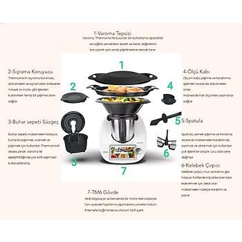 THERMOMIX TM6 COK AMACLI PISIRICI 20 SI 1 ARADA MUTFAK SEFI PILAV YOGURT VB.