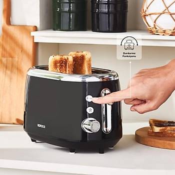 Karaca Crusty Ekmek K�zartma Makinesi Black