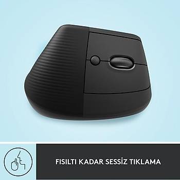 LOGITECH LIFT GELISMIS ERGONOMIK DIKEY MOUSE SIYAH 910-006473