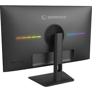 RAMPAGE RM-244S Flash 24 in 200 Hz 1ms CSOT VA Full HD Freesync RGB Pivot PC Flat Gaming Monitr Siyah