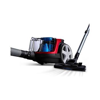 Philips PowerPro City Toz Torbas�z Elektrikli S�p�rge, 650W, PowerCyclone 5, Allergy H13 Filtre, Parke Ba�l���, FC9331/07