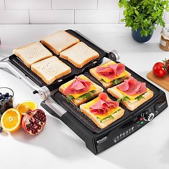 SCHAFER CONCEPT GRILL 2000 WATT TOST MAKINESI INOX