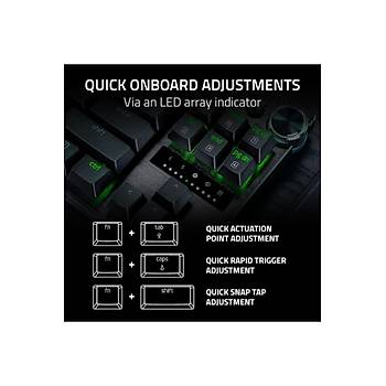Razer Huntsman V3 Pro Siyah RGB TKL Analog Optical Switch Kablolu Oyuncu Klavyesi RZ03-04980100-R3M1