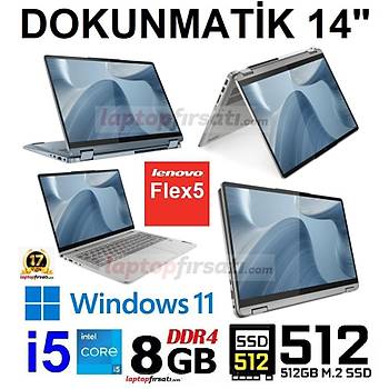 LENOVO IDEAPAD FLEX 5 14IAU7 12.NESIL CORE I5 1235U 8GB 512SSD IRIS XE DOKUNMATIK KATLANABILIR 2 IN 1 14 WUXGA 82R700ENTX